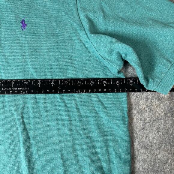 Polo Ralph Lauren Polo Shirt Mens 2XLT Cotton Green Golf Preppy Pullover - Picture 7 of 7